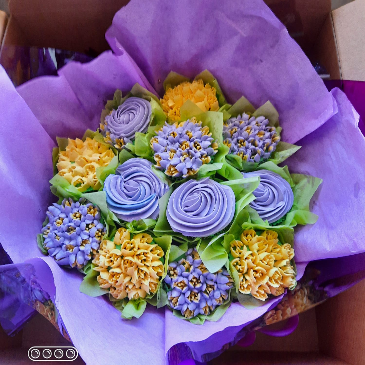 Bouquet cupcakes